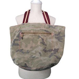 Gap Body Tote Bag olive camo EUC